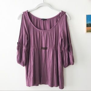 theory cold shoulder top size S